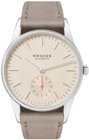 Image of Nomos Glashutte Watch Orion 33 Champagne Steel Back