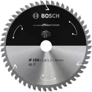 Image of Bosch Cordless Circular Saw Blade for Aluminium 160mm 52T 20mm