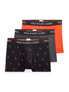 Image of Polo Ralph Lauren 3 Pack Print Mixed Trunks - Multi