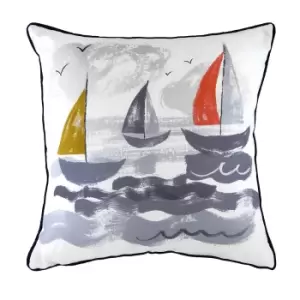 Image of Evans Lichfield Nautical Cushion Cover (One Size) (Multicoloured)