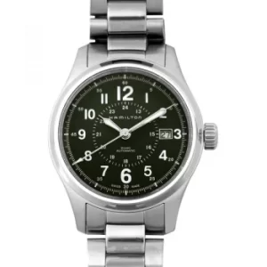 Image of Khaki Field Green Dial Stainless Steel Mens Watch 40mm