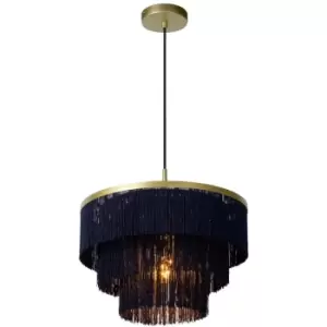 Image of Lucide EXTRAVAGANZA FRILLS - Pendant Light - Ø40cm - 1xE27 - Matt Gold, Brass