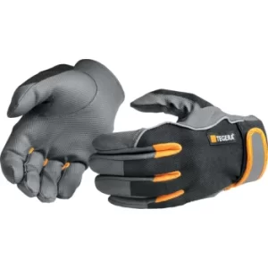 Image of Cut Resistant Gloves, Black/Grey, Microthan+, Size 9