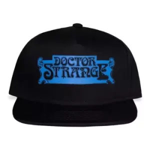 Image of MARVEL COMICS Doctor Strange in the Multiverse of Madness Logo Snapback Baseball Cap, Black (SB521527DSM)