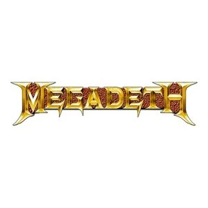 Image of Megadeth - Gold Logo Pin Badge