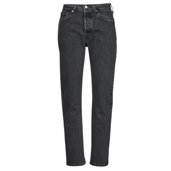 Image of Levis 501 CROP womens in Black - Sizes US 24 / 30,US 26 / 30,US 27 / 30,US 28 / 30,US 29 / 30,US 30 / 30,US 31 / 30,US 28 / 28,US 29 / 28,US 31 / 28