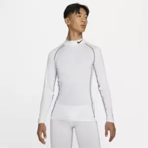 Image of Nike Pro Mens Long-Sleeve Top - White