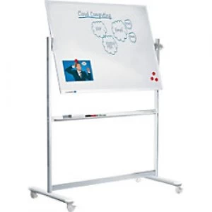 Image of Legamaster Freestanding Magnetic Revolving Whiteboard Enamel Professional 150 x 100 cm