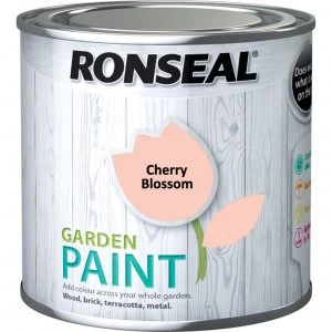 Image of Ronseal General Purpose Garden Paint Cherry Blossom 250ml