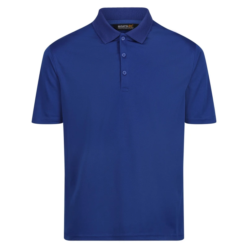 Image of Regatta Professional Mens Moisture Wicking Polo Shirt in Royal Size: XS Royal Male XS