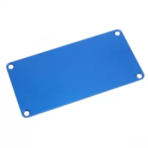 Image of Hammond 1455NALBU-10 End Panel 1455N Series 1.5 x 103 x 53mm Blue