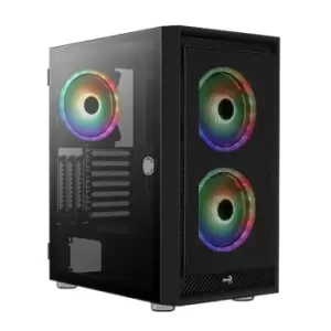 Image of Aerocool Graphite ARGB ATX Mid Tower Tempered Glass PC Gaming Case