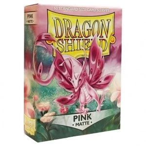 Image of Dragon Shield Matte - Pink 60 Sleeves - 10 Packs