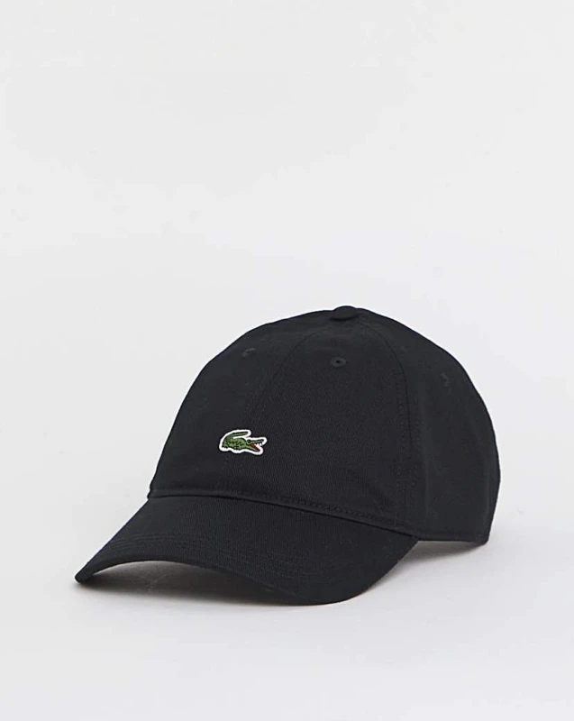 Image of Lacoste Lacoste Classic Cotton Cap Black - Lacoste - Size: ONE SIZE Black Male ONE SIZE LA22201