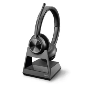 Image of Poly Savi 7320 Office DECT EMEA Wireless Stereo Headset Crystal Clear