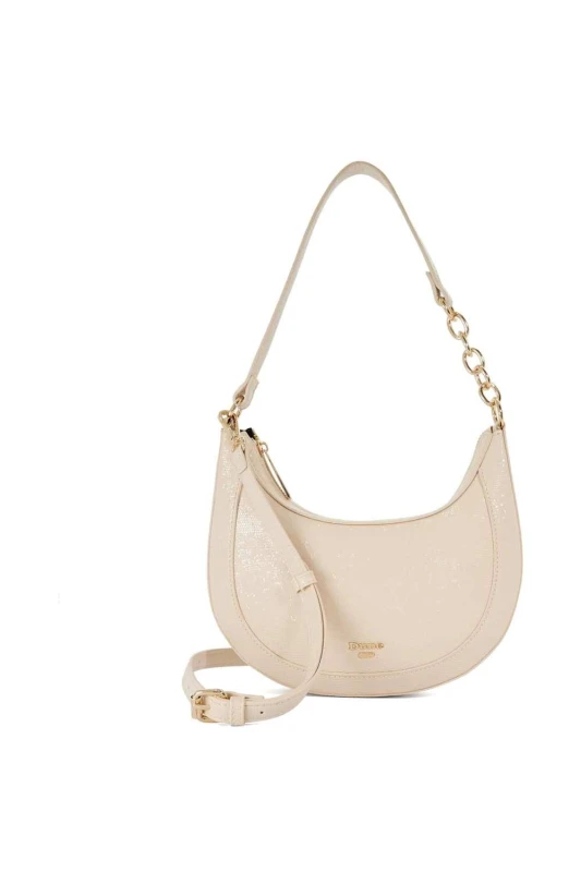 Image of Dune London Womens 'Diversion' Shoulder Bag in Ecru Ecru Female One Size