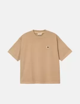 Image of Womens Carhartt-WIP Nelson T-Shirt - Dusty Hamilton Brown