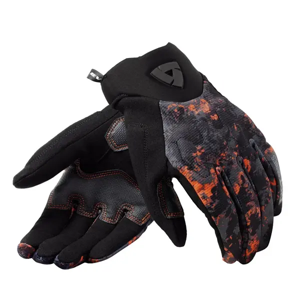 Image of REV'IT! Continent Wind Breaker Gloves Black Orange Size M