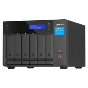 Image of QNAP TVS-H674 NAS Tower Ethernet LAN Black i5-12400