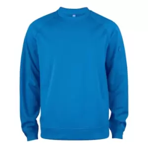 Image of Clique Unisex Adult Basic Round Neck Active Sweatshirt (S) (Royal Blue)