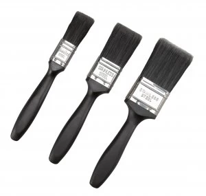 Image of Wickes All Purpose Mixed Size Paint Brushes - Pack of 3