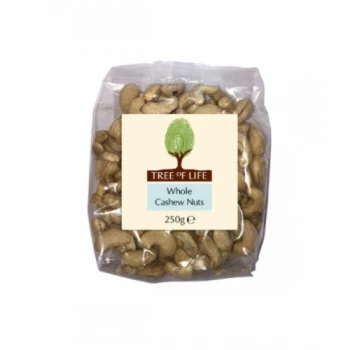 Image of Tree of Life Cashew Nuts - Whole - 250g x 6