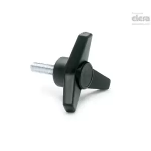 Image of ELESA Three-arm knob-VB.639/45 p-M6x20