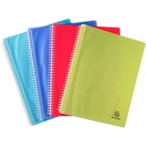 Image of Linicolor PP Display Books Spiralbound A4, 30 Pkts, Assorted, Pack of 6