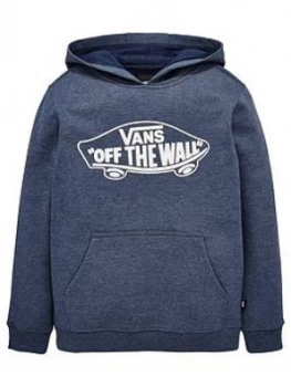 Image of Vans Boys Off The Wall Oth Fleece Hoody BlueWhite Size S7 8 Years
