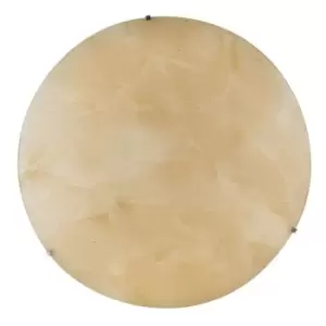 Image of Fan Europe CANOVA LED Decorative Flush Amber 2100lm 4000K Dimmable 35cm