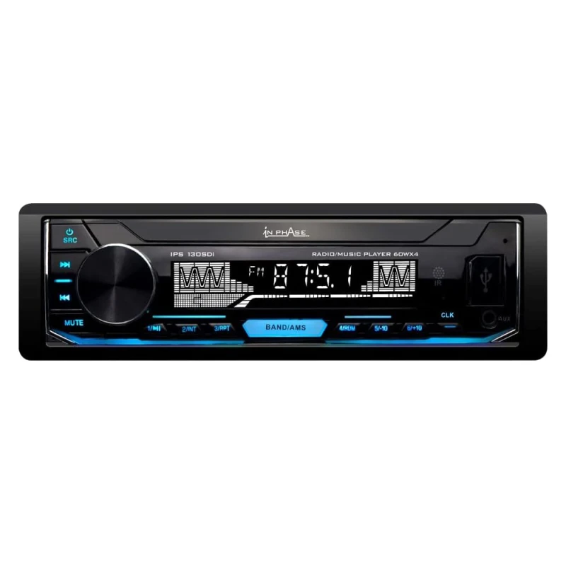 Image of In Phase IPS150BTI Mechless Car Stereo - BT. USB. SD Card. AUX