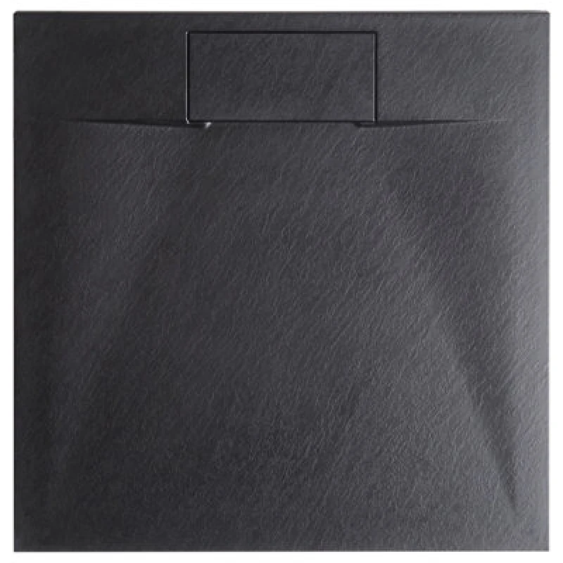 Image of Beliani Shower Tray Azzurro 800 X 800 X 30 mm Black