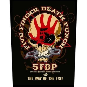 Image of Five Finger Death Punch - Way Of The Fist Back Patch