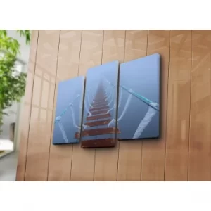 Image of 3KBPAT-27 Multicolor Decorative Canvas Painting (3 Pieces)