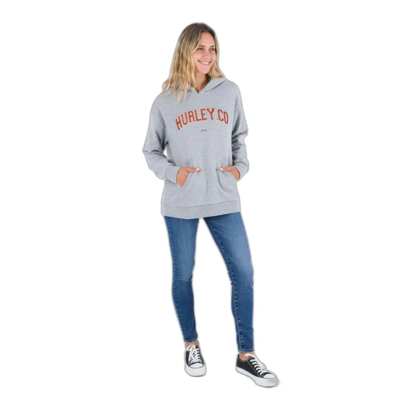 Image of hurley Womens Hoodie Hurley Os University Gris Female M