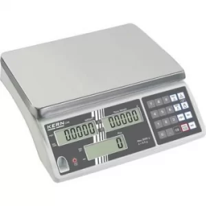 Image of Kern Counting scales Weight range 3 kg Readability 0.2g mains-powered, rechargeable Silver