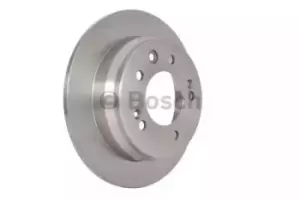 Image of Bosch 0986479508 Rear Axle Brake Disc Set Replaces 58411 1H100
