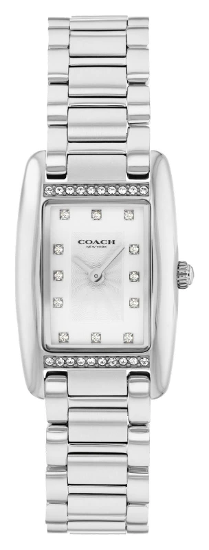 Image of Coach 14504587 Womens Reese (20mm) Silver Dial / Stainless Watch