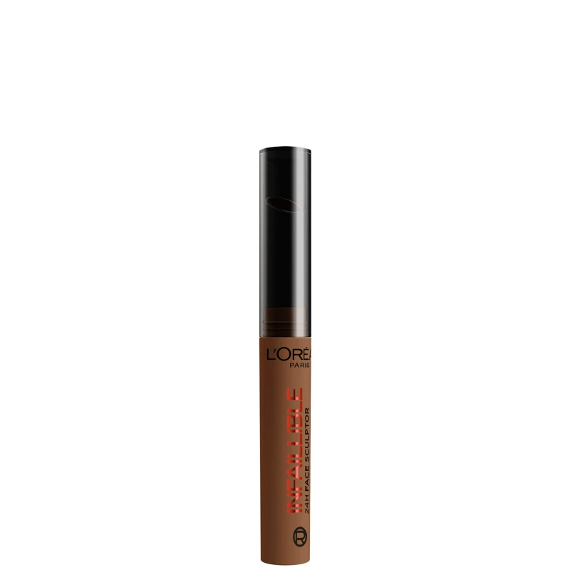 Image of LOreal Paris Infallible Face Sculptor, Sculpting Stick Dark, Make Up, Transfer Proof, Ease & Precision, 24H Wear - Medium