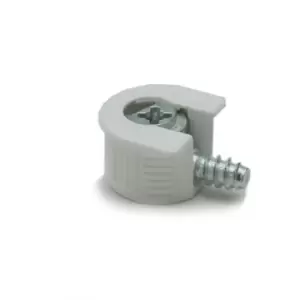 Image of Knock Down Cam Lock - Flat Pack Furniture Fitting - Colour White - Pack of 40