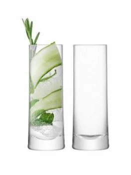 Image of Lsa International Gin Highball Glasses Set Of 2