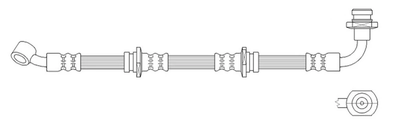 Image of K&K FT0071 Brake Hose Banjo Brake Hose (83)