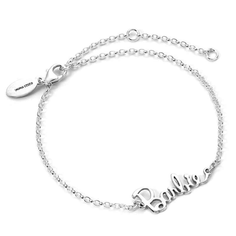 Image of Sterling Silver Name Logo Bracelet BMSB0019
