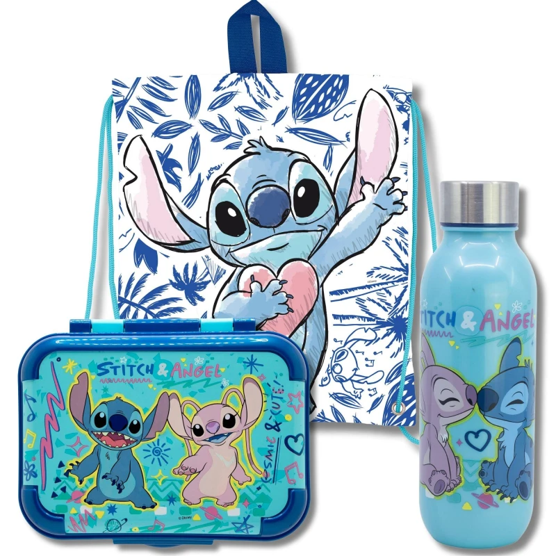 Image of Stitch Packed Lunch Set (97235), Multi 97235