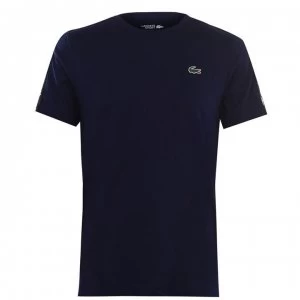 Image of Lacoste Taped T Shirt - Navy JB1