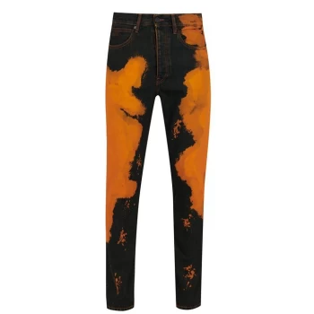 Image of Calvin Klein Jeans Bleach Dye Jeans - Bleach Dye 1BJ