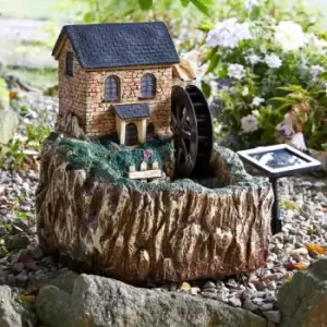 Image of Smart Garden Solar Powered Water Mill Fountain