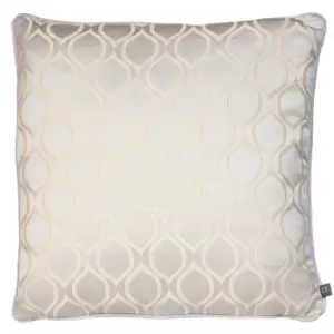 Image of Solitaire Embroidered Cushion Pumice