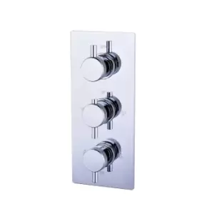 Image of Axel Concealed Shower Valve - 3 Outlet- Chrome