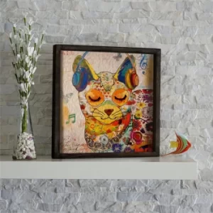Image of KZM484 Multicolor Decorative Framed MDF Painting